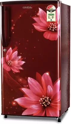 ONIDA 190 L Direct Cool Single Door 3 Star Refrigerator (FLORAL RED, RDS1903R) ONIDA 190 L Direct Cool Single Door 3 Star Refrigerator (FLORAL RED, RDS1903R)